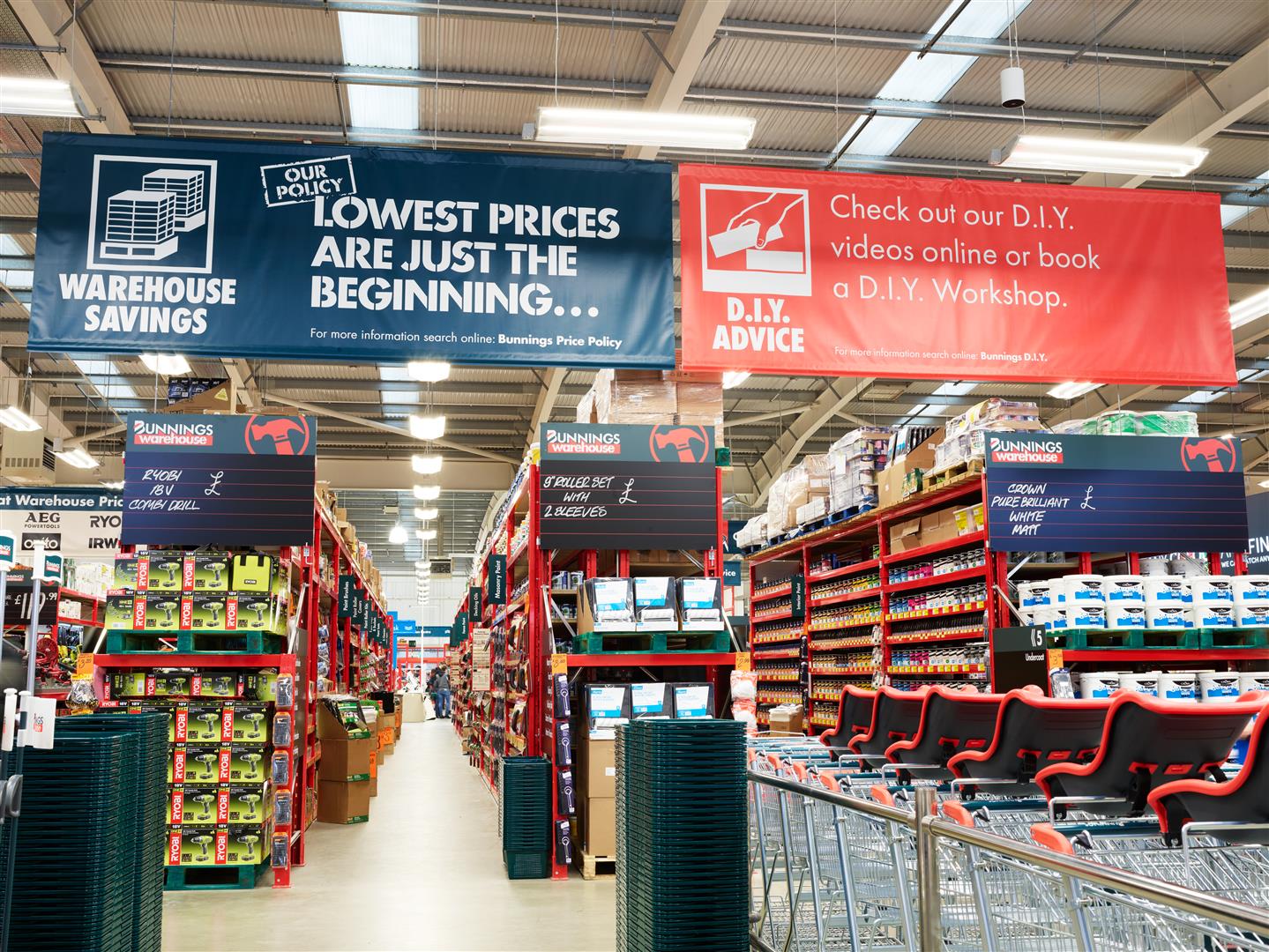 first bunnings warehouse store in the uk opens for trading first bunnings warehouse store in the uk opens for trading