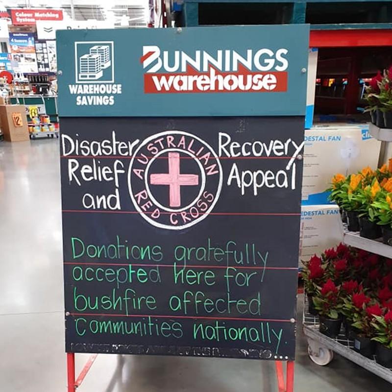 Bunnings bushfire relief