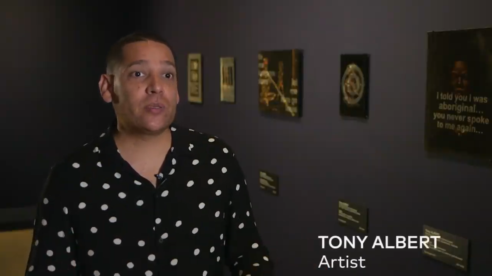 Tony Albert's I AM VISIBLE video [NGA Enlighten]