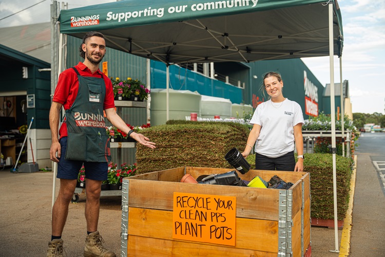 Bunnings launches a plant pot recycling program