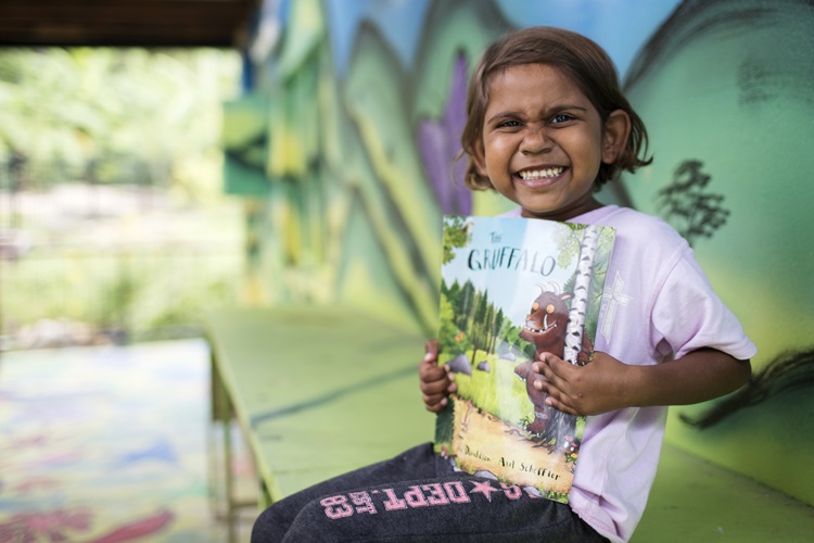 Officeworks making a difference to early learning in Angurugu